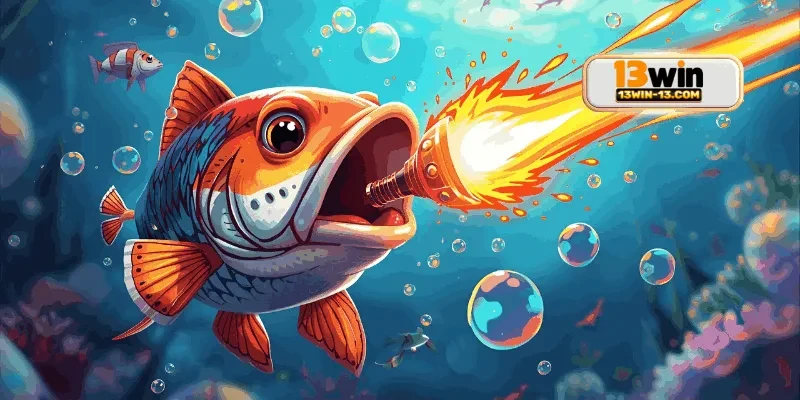 Ảnh giao diện sảnh game bắn cá 13win sắc nét và thu hút