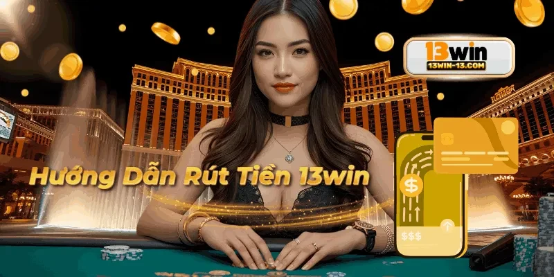 Giao diện rút tiền 13win trực quan và dễ sử dụngn